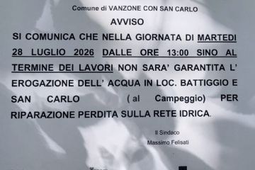 lavori manutentivi rete idrica